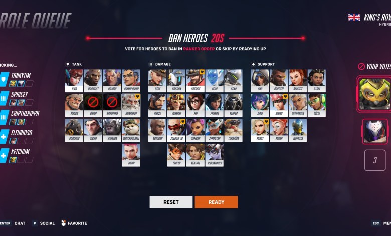 Blizzard explains hero ban before introducing competitive Overwatch Blizzard explains hero ban before introducing competitive Overwatch