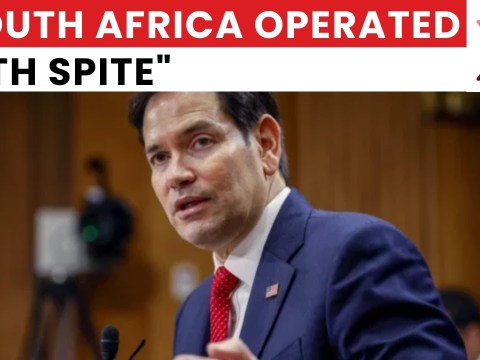 US Secretary of State Rubio Blasts South Africa, Calls Actions “Spiteful” | World News | NewsX US Secretary of State Rubio Blasts South Africa, Calls Actions “Spiteful” | World News | NewsX