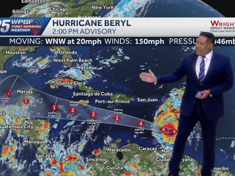 Extremely dangerous Beryl enters southeastern Caribbean bringing life-threatening winds Extremely dangerous Beryl enters southeastern Caribbean bringing life-threatening winds