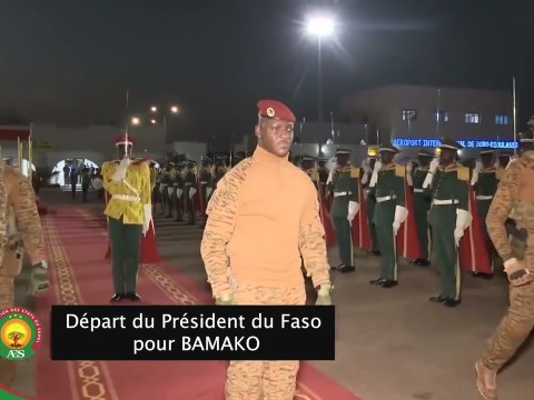 2e sommet des présidents de l’AES : Le départ du capitaine Ibrahim TRAORE pour Bamako 2e sommet des présidents de l’AES : Le départ du capitaine Ibrahim TRAORE pour Bamako