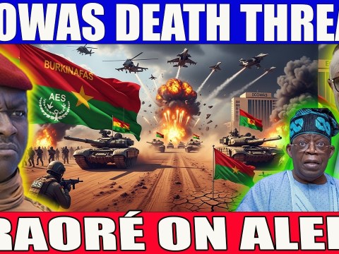 BREAKING: IBRAHIM TRAORÉ RESPONDS TO ECOWAS After DEATH THREATS – AES ON HIGH ALERT BREAKING: IBRAHIM TRAORÉ RESPONDS TO ECOWAS After DEATH THREATS – AES ON HIGH ALERT