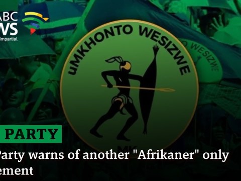 MK Party warns of another “Afrikaner” only settlement MK Party warns of another “Afrikaner” only settlement