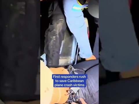 First responders rush to save Caribbean plane crash victims First responders rush to save Caribbean plane crash victims