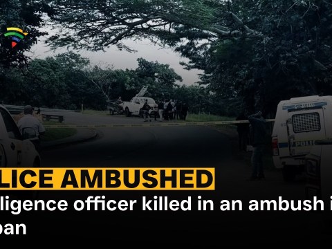 Police Ambushed | Intelligence officer killed in an ambush in Durban Police Ambushed | Intelligence officer killed in an ambush in Durban