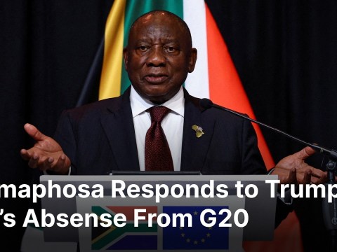 South Africa’s Ramaphosa Asked About Trump’s Absence at G20 Meeting, Watch His Response | AC1G South Africa’s Ramaphosa Asked About Trump’s Absence at G20 Meeting, Watch His Response | AC1G