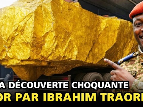 Le président Ibrahim Traoré révèle le plus grand gisement d’or jamais découvert au Burkina Faso Le président Ibrahim Traoré révèle le plus grand gisement d’or jamais découvert au Burkina Faso