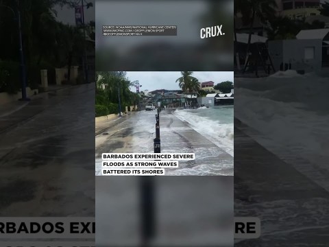 Hurricane Beryl Tears Through Barbados, Severe Floods As Strong Wave Batter Shores Hurricane Beryl Tears Through Barbados, Severe Floods As Strong Wave Batter Shores