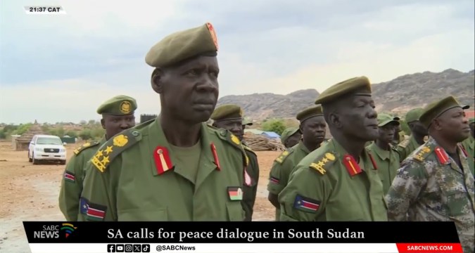 South Africa calls for a peace dialogue in South Sudan South Africa calls for a peace dialogue in South Sudan