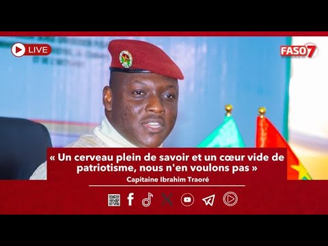 Le Capitaine Ibrahim Traoré face aux chercheurs burkinabè Le Capitaine Ibrahim Traoré face aux chercheurs burkinabè
