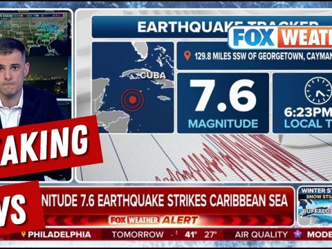 7.6 Magnitude Earthquake Detected In Caribbean 7.6 Magnitude Earthquake Detected In Caribbean
