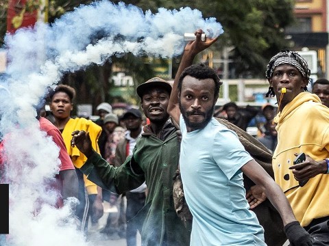 Kenyan Protesters Clash With Police In Nairobi Kenyan Protesters Clash With Police In Nairobi