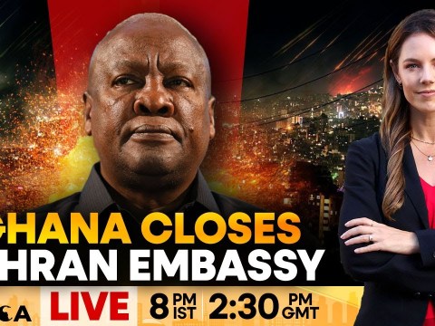 LIVE: Ghana Shuts Down Tehran Embassy Amid Israel-Iran War | Firstpost Africa | N18G LIVE: Ghana Shuts Down Tehran Embassy Amid Israel-Iran War | Firstpost Africa | N18G