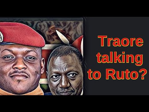 Ibrahim Traore talking to William Ruto? Ibrahim Traore talking to William Ruto?