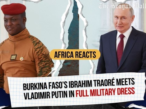 Burkina Faso’s Traoré stands out, Greets Putin in Full Military Dress at 2025 Victory Day Parade Burkina Faso’s Traoré stands out, Greets Putin in Full Military Dress at 2025 Victory Day Parade
