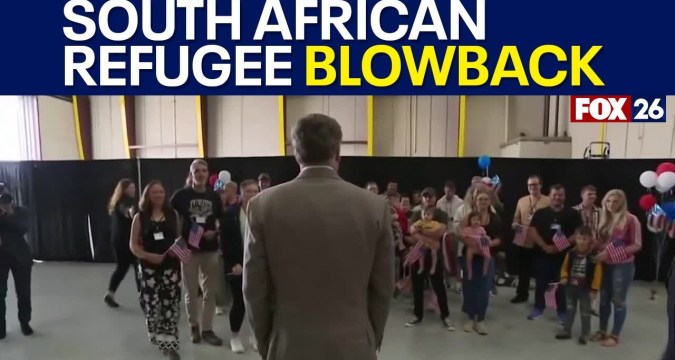 White South African refugees spark U.S. blowback White South African refugees spark U.S. blowback