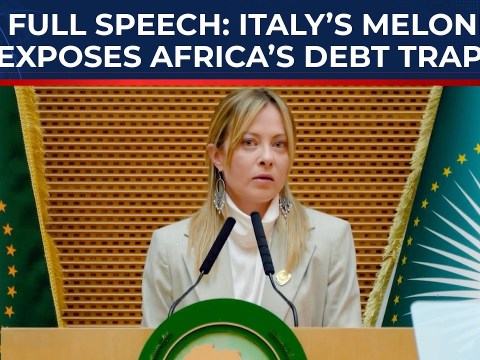Watch Meloni’s Powerful AU Speech In English, Italy PM Roars With ‘Stop Exploiting Africa’ Watch Meloni’s Powerful AU Speech In English, Italy PM Roars With ‘Stop Exploiting Africa’