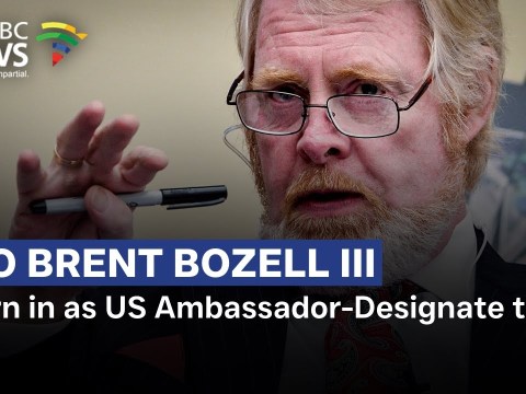 Leo Brent Bozell III sworn in as US Ambassador-Designate to SA: Sherwin Bryce-Pease reports Leo Brent Bozell III sworn in as US Ambassador-Designate to SA: Sherwin Bryce-Pease reports