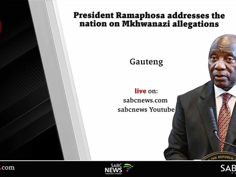 President Ramaphosa addresses the nation on Mkhwanazi’s allegations President Ramaphosa addresses the nation on Mkhwanazi’s allegations