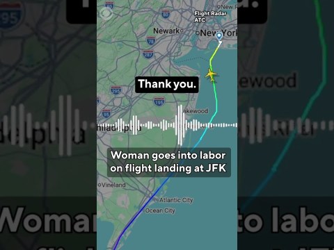 Passenger goes into labor on a Caribbean Airlines flight heading to JFK #shorts Passenger goes into labor on a Caribbean Airlines flight heading to JFK #shorts