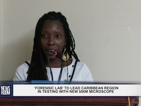 ‘FORENSIC LAB’ TO LEAD CARIBBEAN REGION IN TESTING WITH NEW M MICROSCOPE ‘FORENSIC LAB’ TO LEAD CARIBBEAN REGION IN TESTING WITH NEW M MICROSCOPE