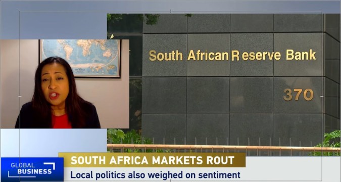 South Africa’s rand slumps to 18-month low amid U.S. tariffs South Africa’s rand slumps to 18-month low amid U.S. tariffs