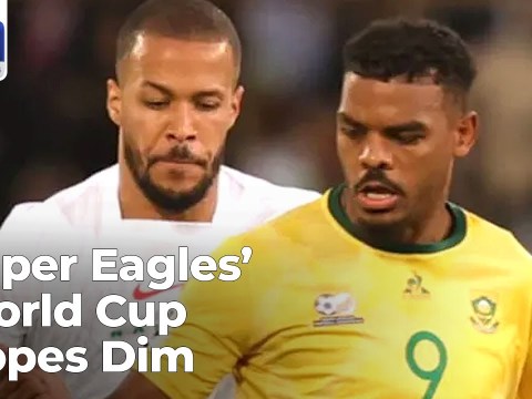 S/Africa Hold Nigeria To 1-1 Draw As Super Eagles’ World Cup Hopes Dim + More | Sports Tonight S/Africa Hold Nigeria To 1-1 Draw As Super Eagles’ World Cup Hopes Dim + More | Sports Tonight