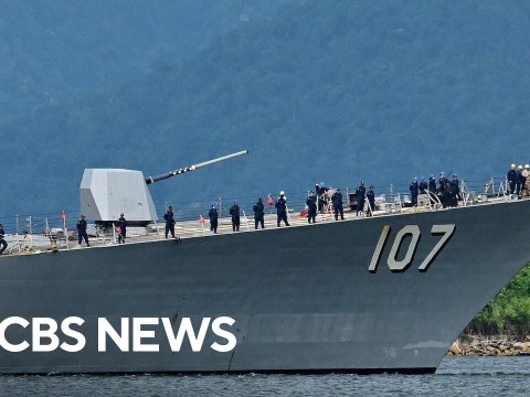 U.S. warship docks in Trinidad and Tobago as tensions escalate with Venezuela U.S. warship docks in Trinidad and Tobago as tensions escalate with Venezuela