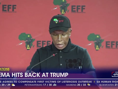 SA-US Relations | Malema hits back at Trump SA-US Relations | Malema hits back at Trump