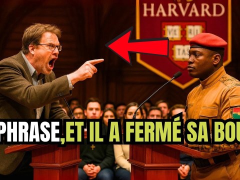 Ibrahim Traoré détruit un professeur raciste de Harvard en une seule phrase Ibrahim Traoré détruit un professeur raciste de Harvard en une seule phrase