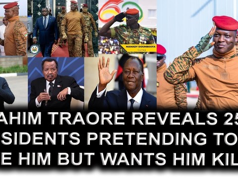 Ibrahim Traore Reveals 25 African Presidents Pretending To Love Him But Wants Him Killed & Why. Ibrahim Traore Reveals 25 African Presidents Pretending To Love Him But Wants Him Killed & Why.