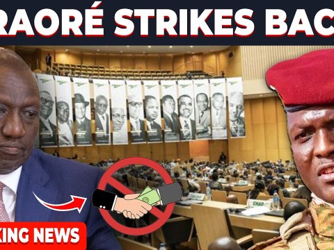 Captain Ibrahim Traoré Sends Shockwaves as He Unleashes His Wrath on the African Union! Captain Ibrahim Traoré Sends Shockwaves as He Unleashes His Wrath on the African Union!