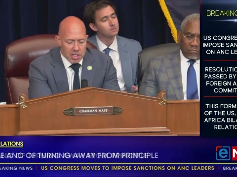 US congress moves to impose sanction on ANC leaders US congress moves to impose sanction on ANC leaders