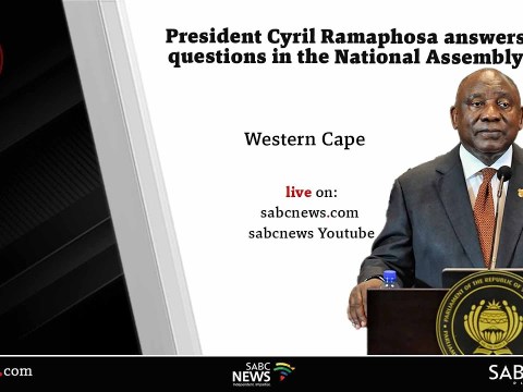 President Ramaphosa responds to Questions for Oral Replies in Parliament President Ramaphosa responds to Questions for Oral Replies in Parliament