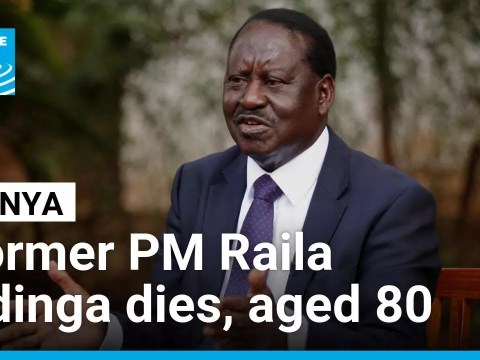 Former Kenyan premier Raila Odinga, a key figure in African politics, dies at 80 • FRANCE 24 Former Kenyan premier Raila Odinga, a key figure in African politics, dies at 80 • FRANCE 24