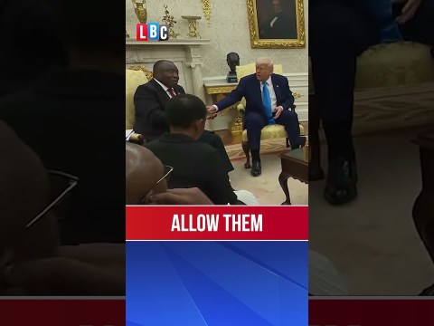 Donald Trump ‘ambushes’ South African president Donald Trump ‘ambushes’ South African president