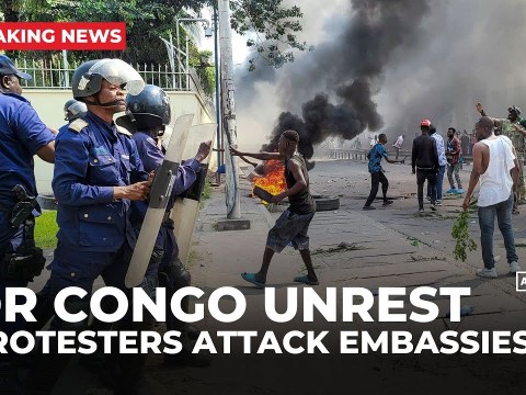 Protesters attack foreign embassies in Kinshasa over M23 rebel advance Protesters attack foreign embassies in Kinshasa over M23 rebel advance