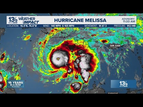 Latest update on Hurricane Melissa as the storm heads to Jamaica Latest update on Hurricane Melissa as the storm heads to Jamaica