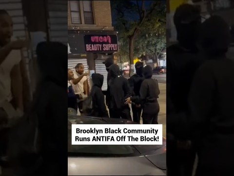 Brooklyn Black Community Runs ANTIFA Off The Block! Brooklyn Black Community Runs ANTIFA Off The Block!