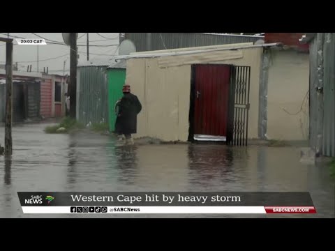 Extreme Weather | Heavy storm in Western Cape Extreme Weather | Heavy storm in Western Cape