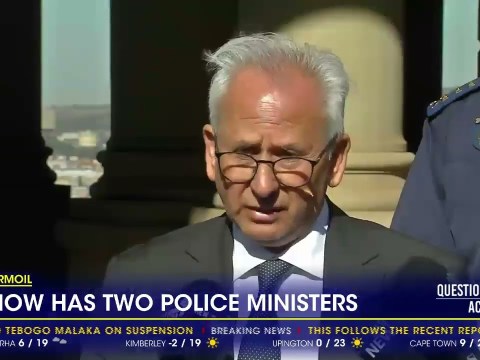 South Africa now two police ministers South Africa now two police ministers