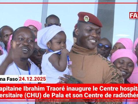 Le Capitaine Ibrahim Traoré inaugure le CHU de Pala et son Centre de radiothérapie Le Capitaine Ibrahim Traoré inaugure le CHU de Pala et son Centre de radiothérapie