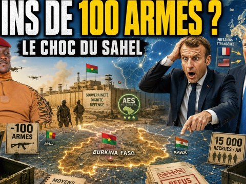 Ibrahim Traoré révèle le choc: moins de 100 armes, France et USA face au Sahel Ibrahim Traoré révèle le choc: moins de 100 armes, France et USA face au Sahel