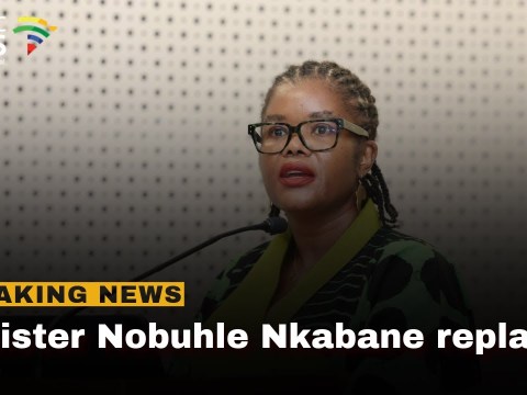 Breaking News | Minister Nobuhle Nkabane replaced Breaking News | Minister Nobuhle Nkabane replaced