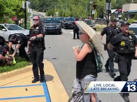 Protestors arrested in Homewood during march demanding transparency in Jabari Peoples case Protestors arrested in Homewood during march demanding transparency in Jabari Peoples case