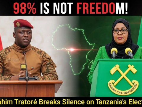 Ibrahim Traoré Breaks Silence on Tanzania’s 98% Election Victory Ibrahim Traoré Breaks Silence on Tanzania’s 98% Election Victory