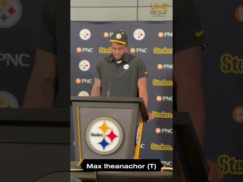 Max Iheanachor speaks on his 1st round draft selection by the @steelers #nfldraft #nfldraft2026 Max Iheanachor speaks on his 1st round draft selection by the @steelers #nfldraft #nfldraft2026