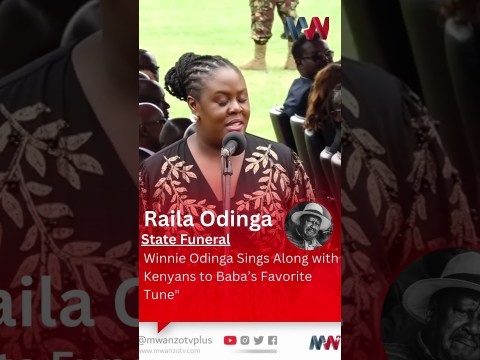 WINNIE ODINGA IN TEARS SINGING HER FATHER’S FAVORITE SONG WINNIE ODINGA IN TEARS SINGING HER FATHER’S FAVORITE SONG