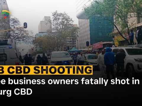 Three business owners fatally shot in Joburg CBD Three business owners fatally shot in Joburg CBD
