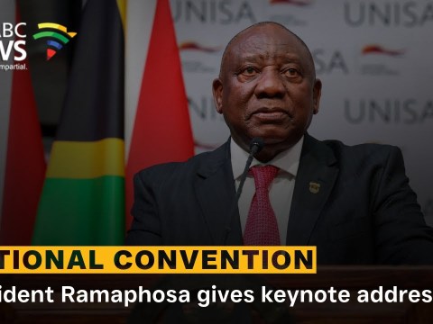 National Convention | President Ramaphosa gives keynote address National Convention | President Ramaphosa gives keynote address