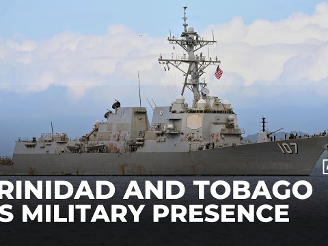 US warship arrives in Trinidad and Tobago, heightening tensions near Venezuela US warship arrives in Trinidad and Tobago, heightening tensions near Venezuela